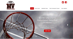 Desktop Screenshot of markvincentbasketballcamps.com